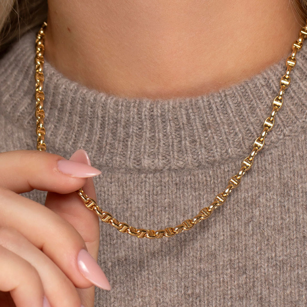 Fancy Chain | 14ct Gold - Necklace