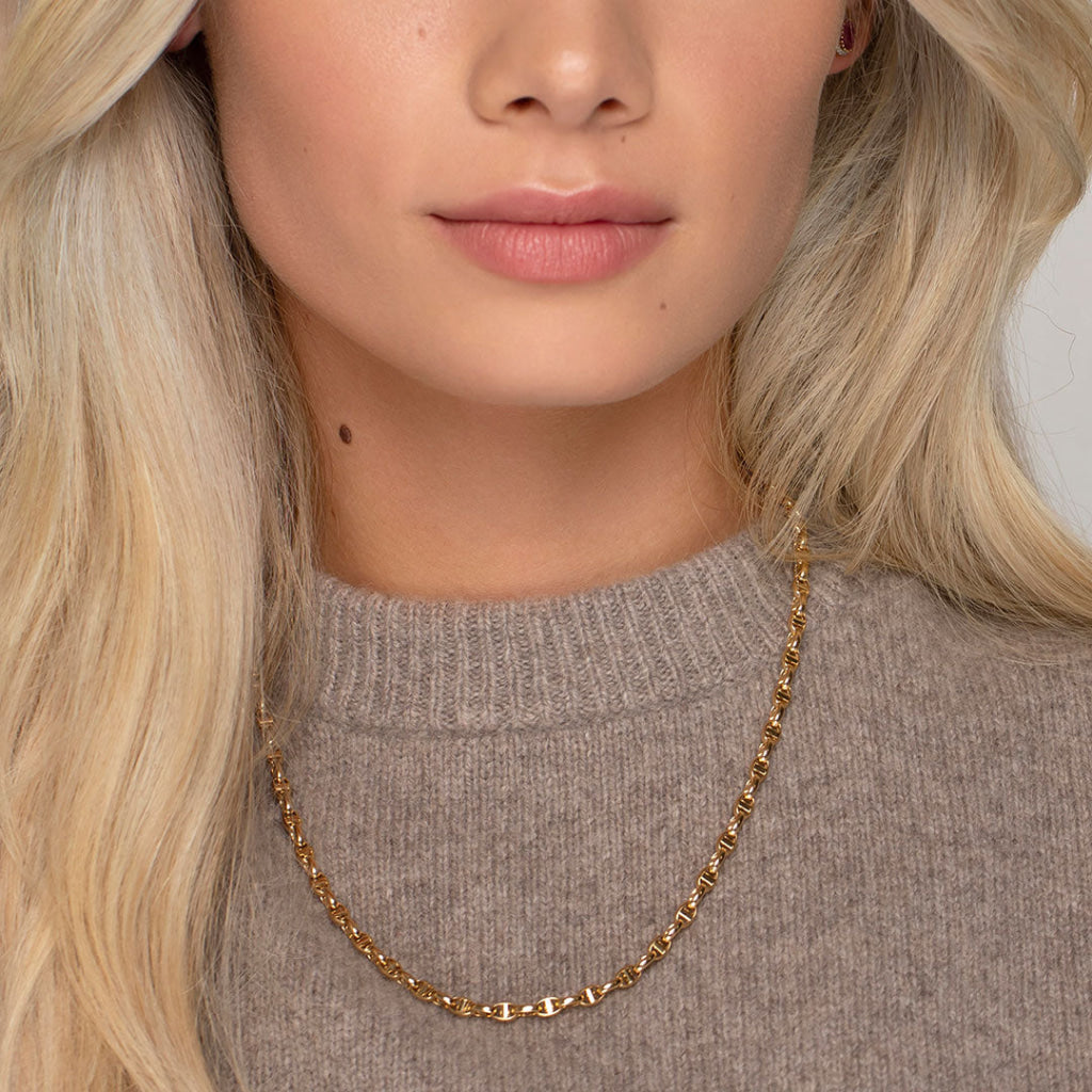 Fancy Chain | 14ct Gold - Necklace
