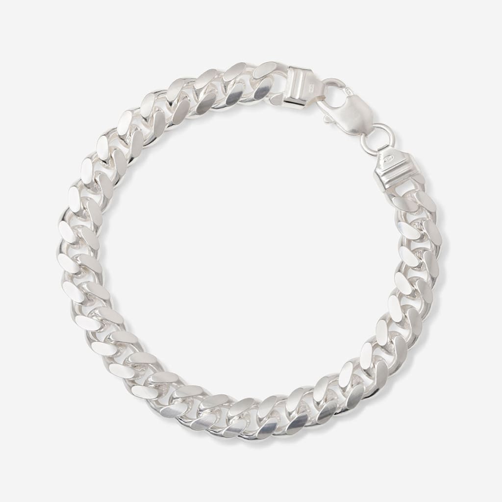 Faolan | 8’’ Sterling Silver Cuban Gents Bracelet - Bracelet