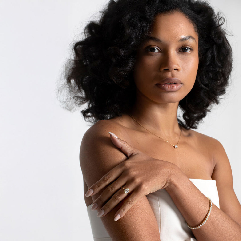 FARAH 2ct Oval | Diamond Engagement Ring Lab Grown - Rings