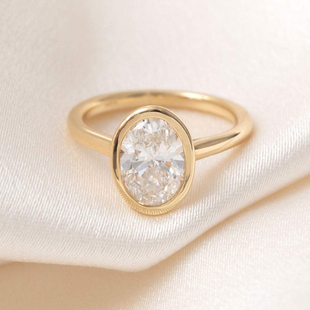 FARAH 2ct Oval | Diamond Engagement Ring Lab Grown - Rings