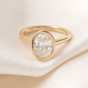 FARAH 2ct Oval | Diamond Engagement Ring Lab Grown