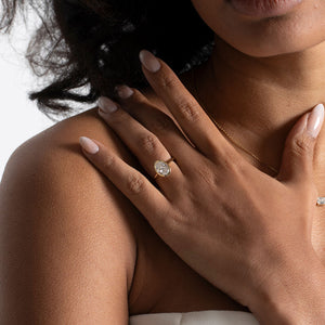 FARAH 2ct Oval | Diamond Engagement Ring Lab Grown