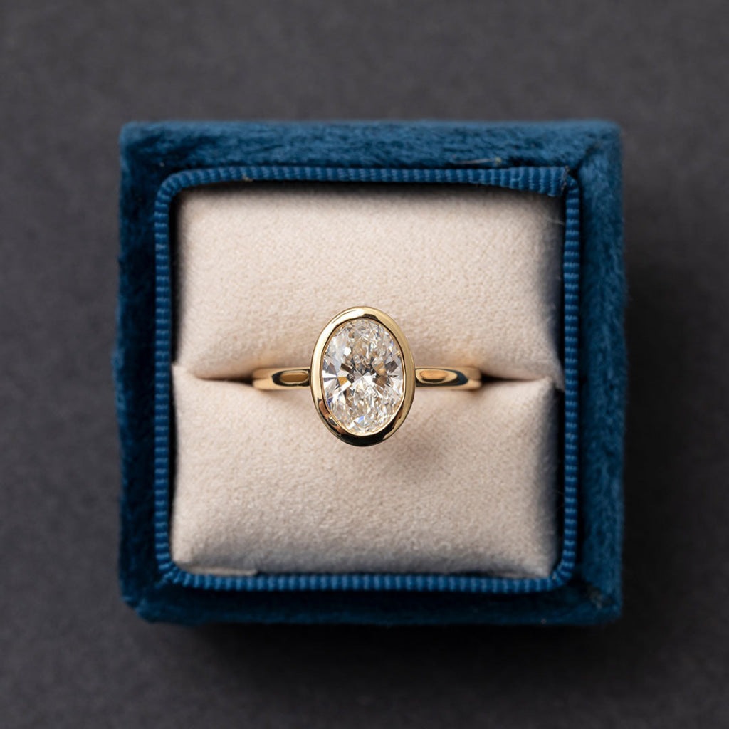 FARAH 2ct Oval | Diamond Engagement Ring Lab Grown - Rings