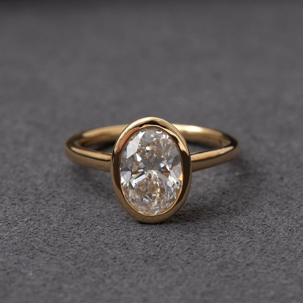 FARAH 2ct Oval | Diamond Engagement Ring Lab Grown - Rings