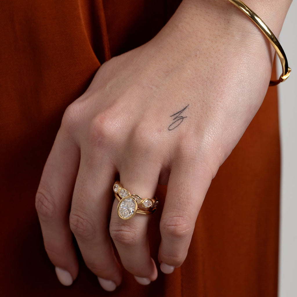 FARAH 2ct Oval | Diamond Engagement Ring Lab Grown - Rings