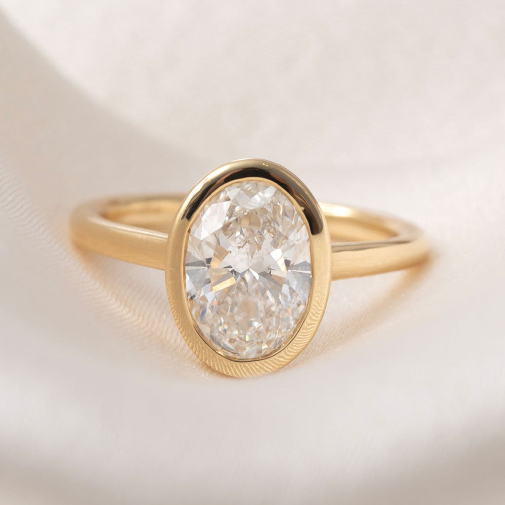 FARAH 2ct Oval | Diamond Engagement Ring Lab Grown - Rings