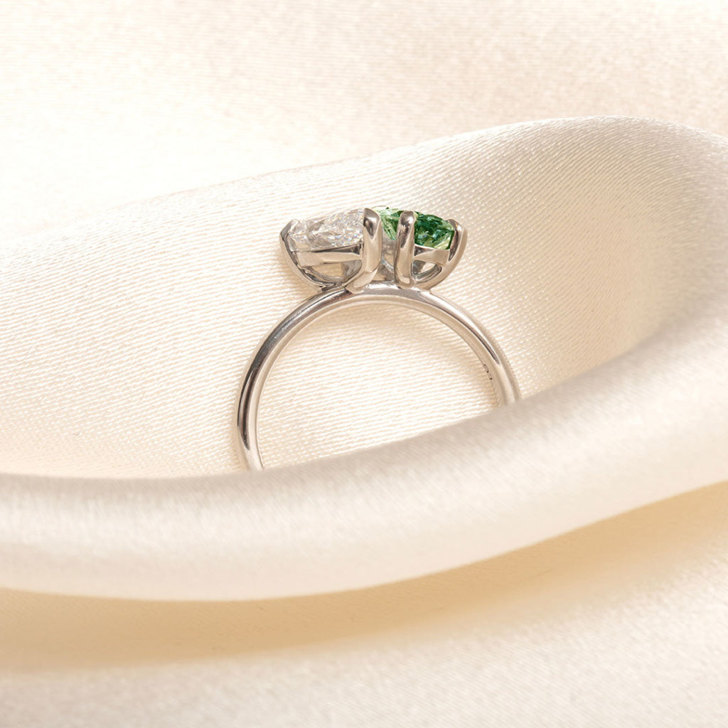 FAUNA 2ct | Toi Et Moi Lab Grown Diamond Engagement Ring