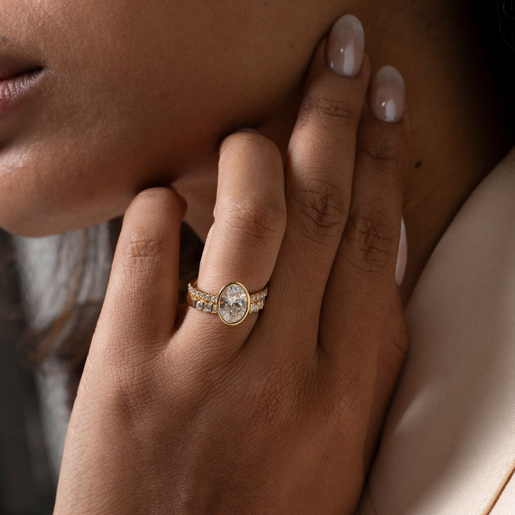 FIANNA OVAL 2.30ct | Lab Grown Diamond Engagement Ring