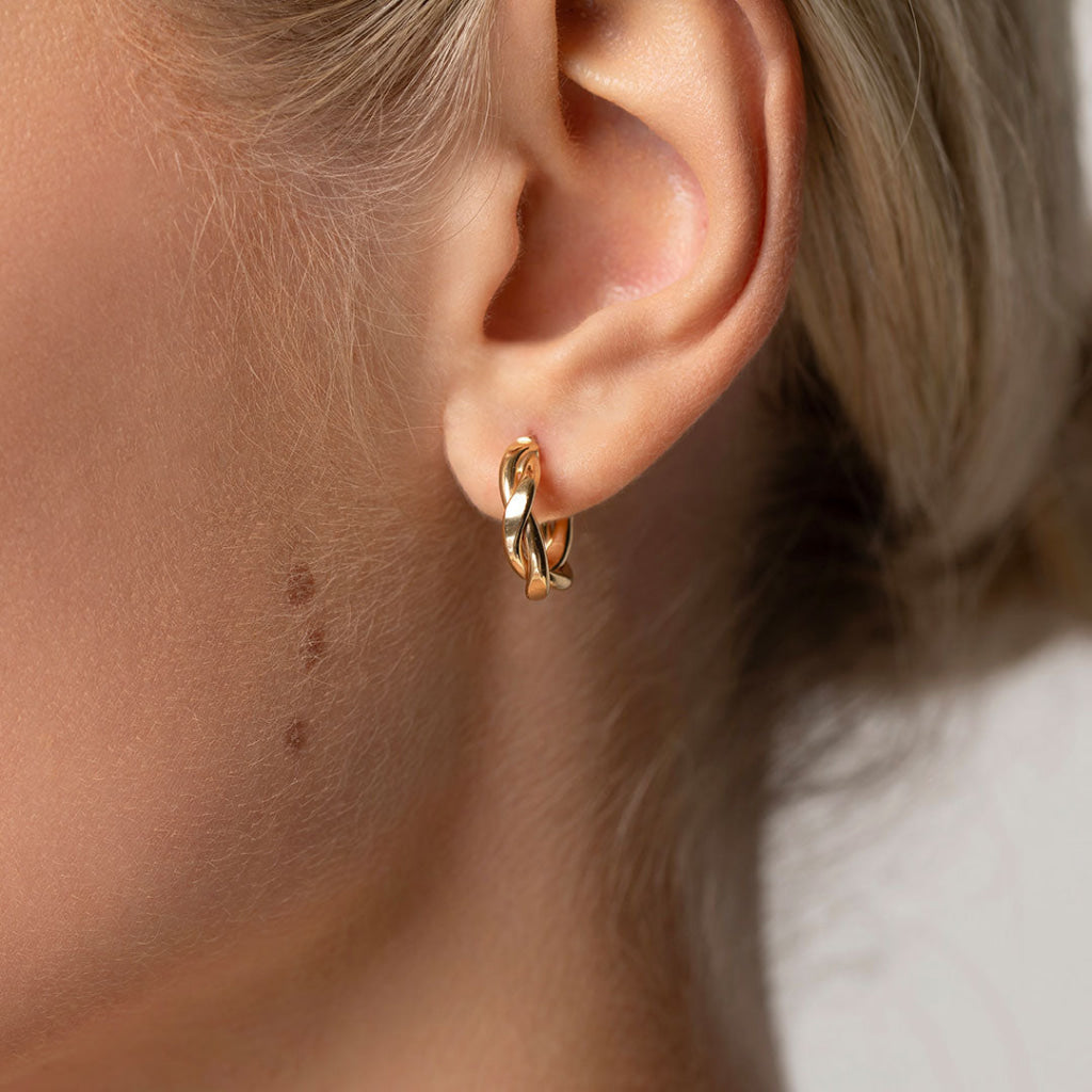 Fierce Hoop Earrings 10mm | 9ct Gold - Earrings