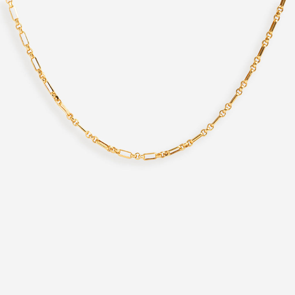 Figaro Belcher Necklace | 9ct Gold - Necklace