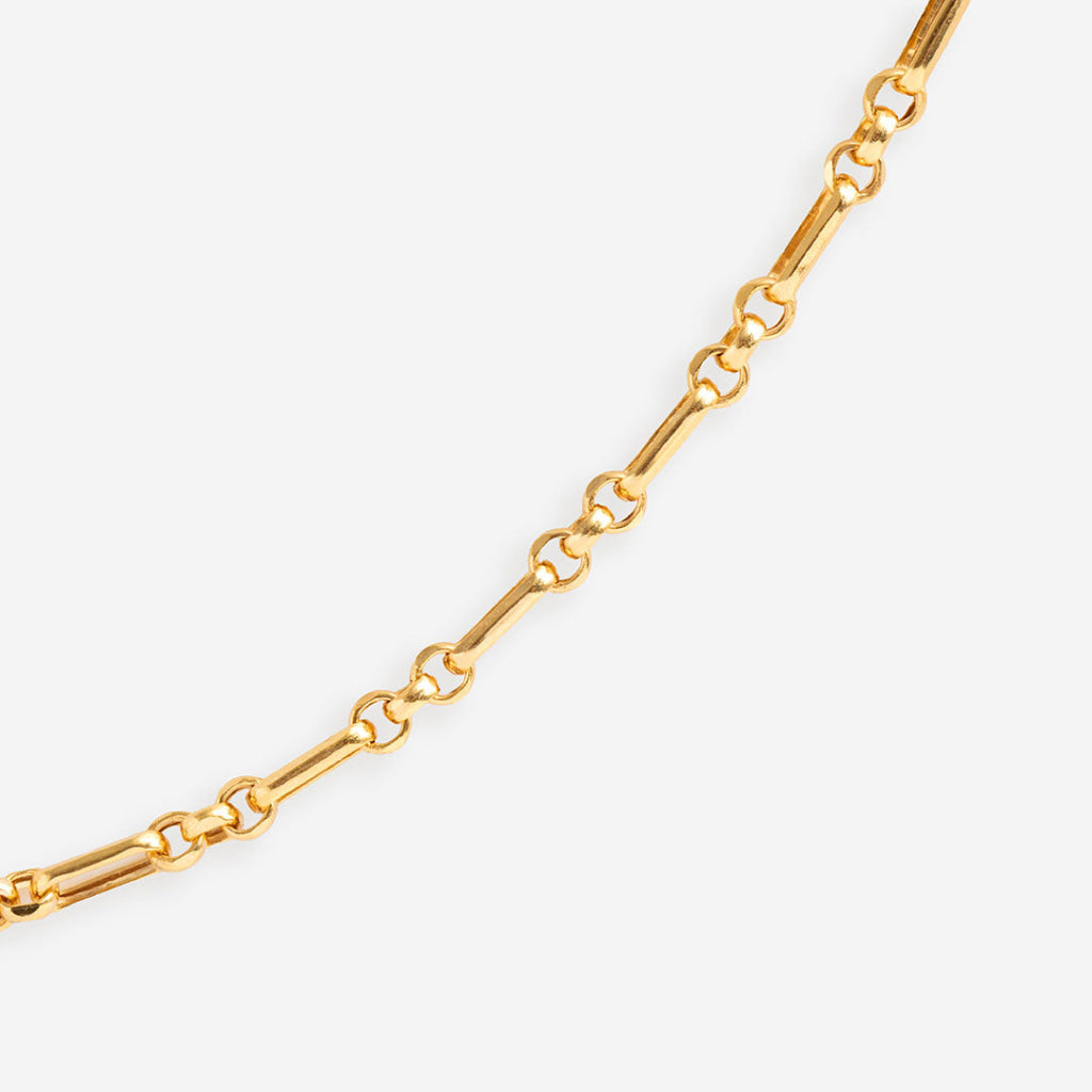 Figaro Belcher Necklace | 9ct Gold - Necklace