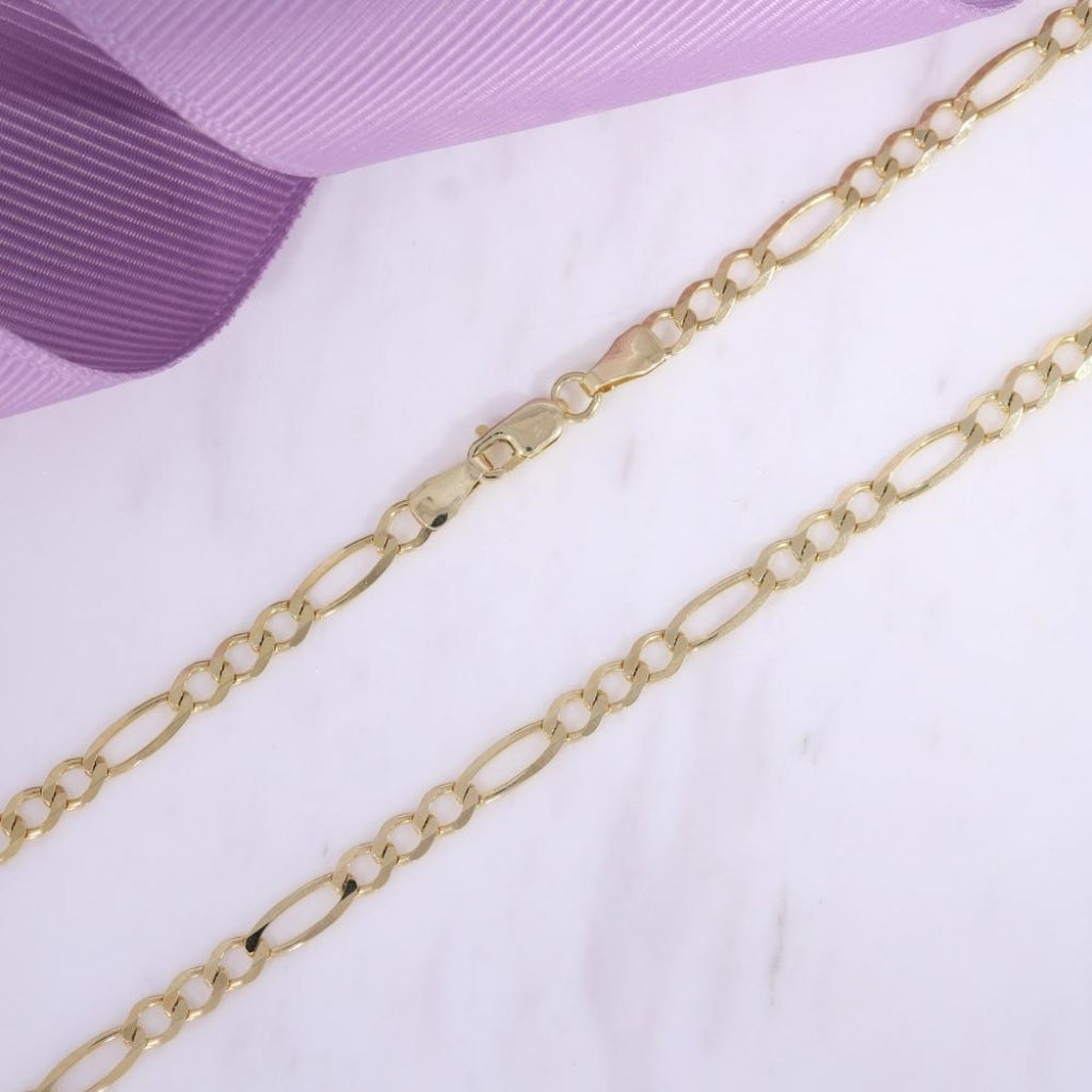 20’’ Figaro Chain | 9ct Gold - Necklace