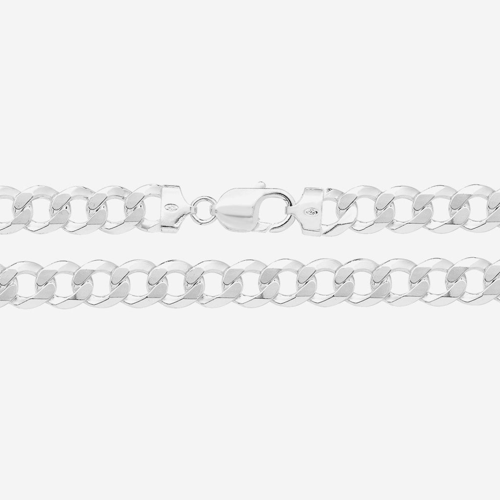 Gents Curb Bracelet | Sterling Silver - Bracelet