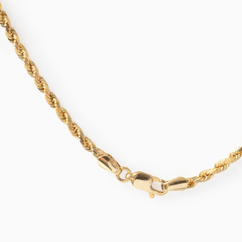 Fisher Necklace 18’’ | 9ct Gold Solid Link Chain - 18’’