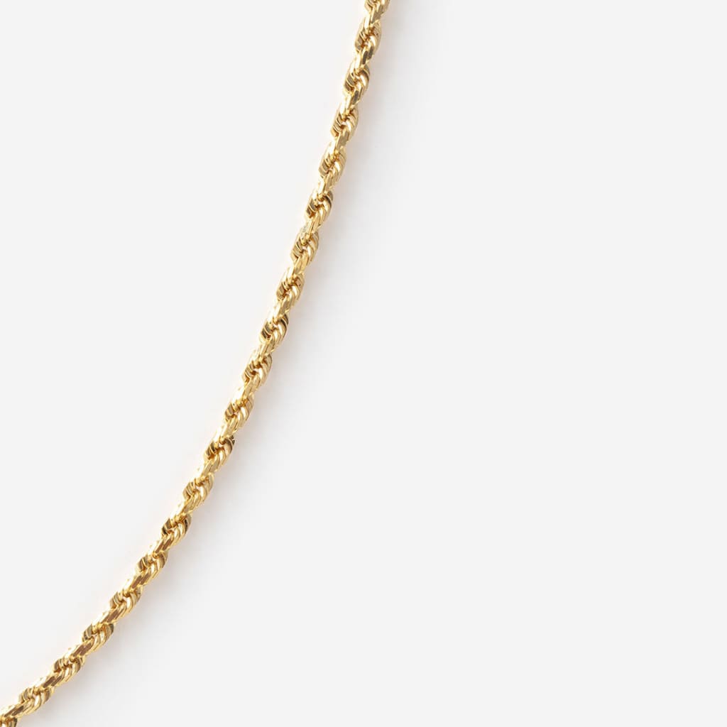 Fisher Necklace 18’’ | 9ct Gold Solid Link Chain - 18’’