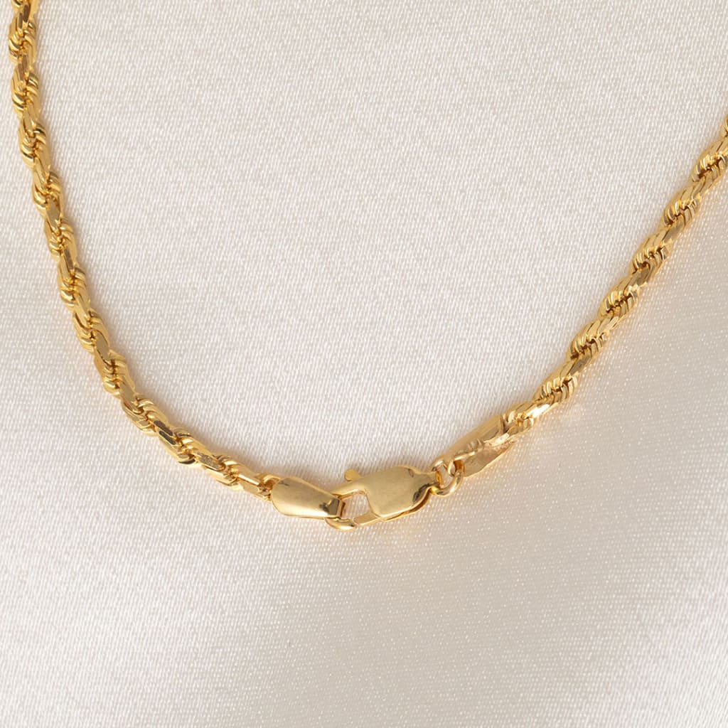 Fisher Necklace 18’’ | 9ct Gold Solid Link Chain - 18’’