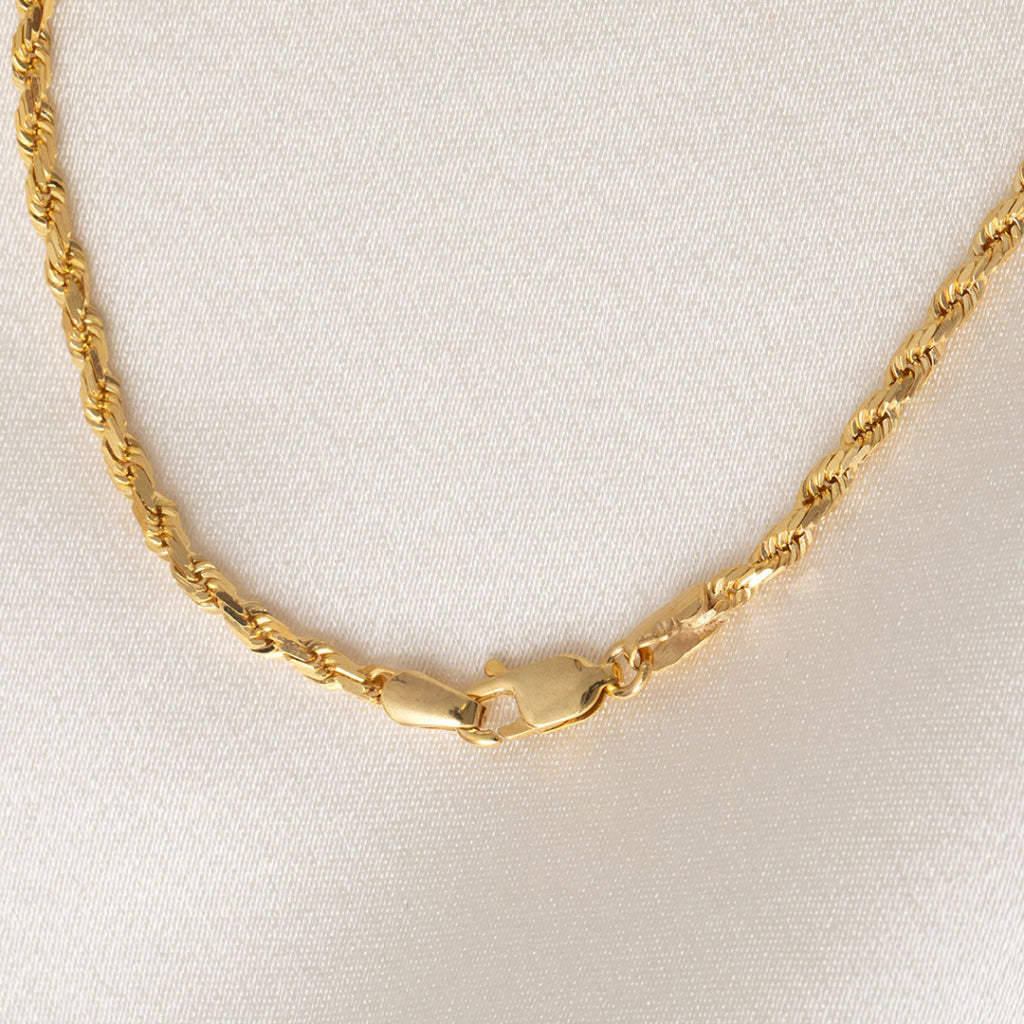 Fisher Necklace 18’’ | 9ct Gold Solid Link Chain - 18’’