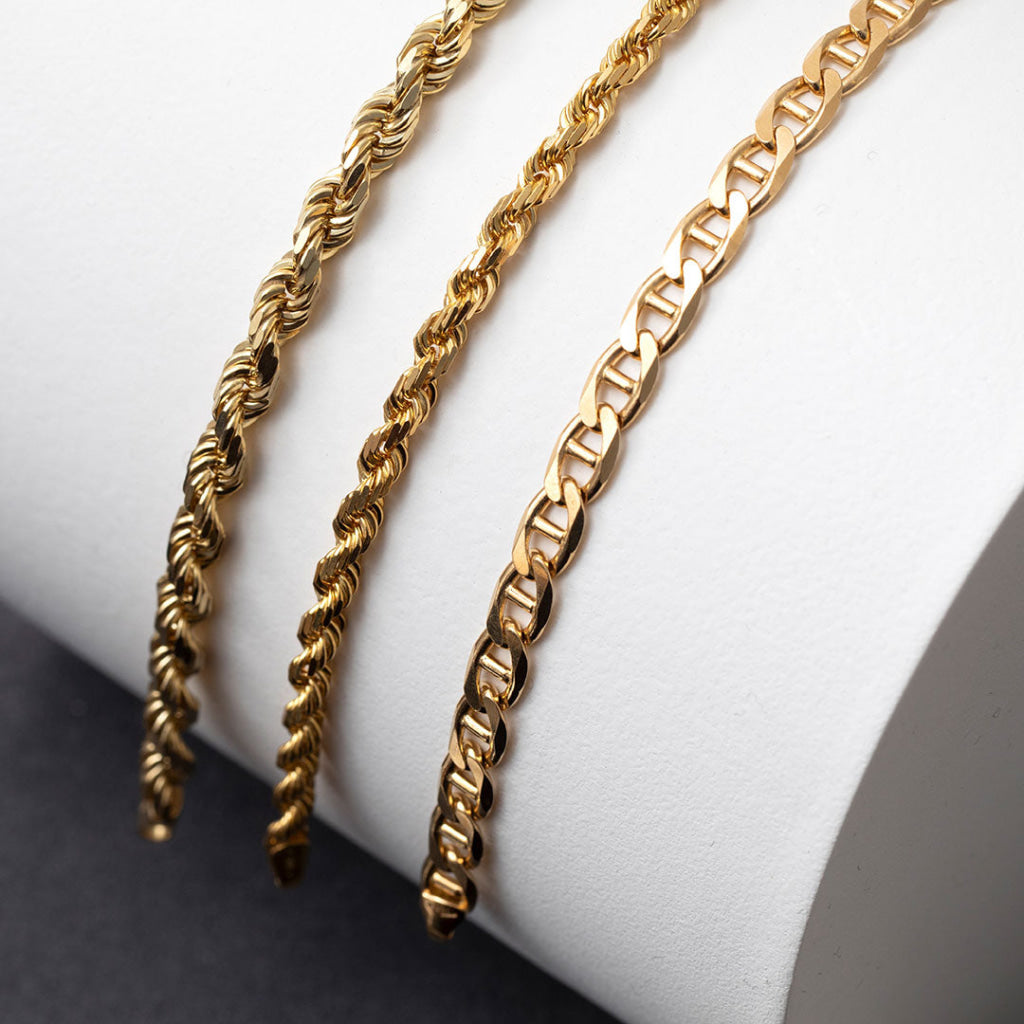 Fisher Solid Rope Bracelet 4.8mm | 9ct Gold - Bracelet