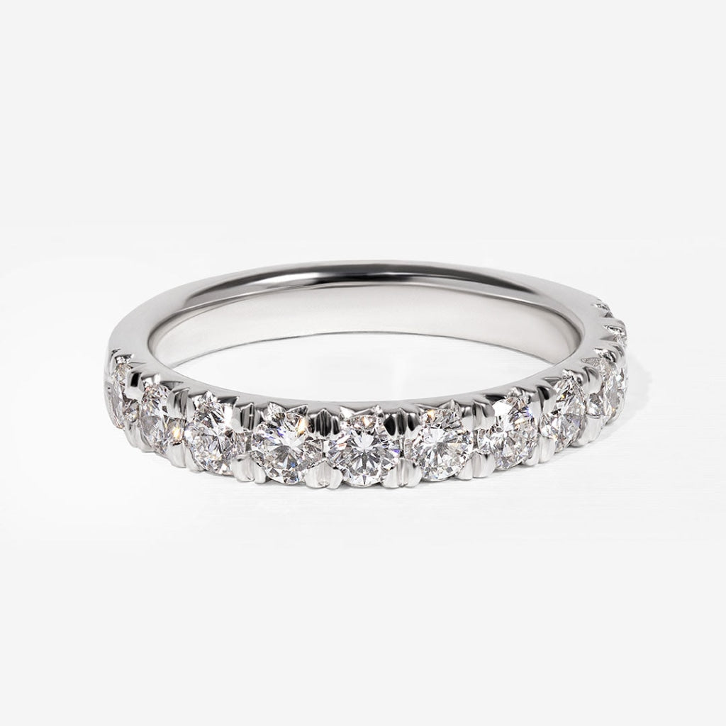 Fishtail 18ct White Gold | Lab Grown Diamond Eternity Ring -