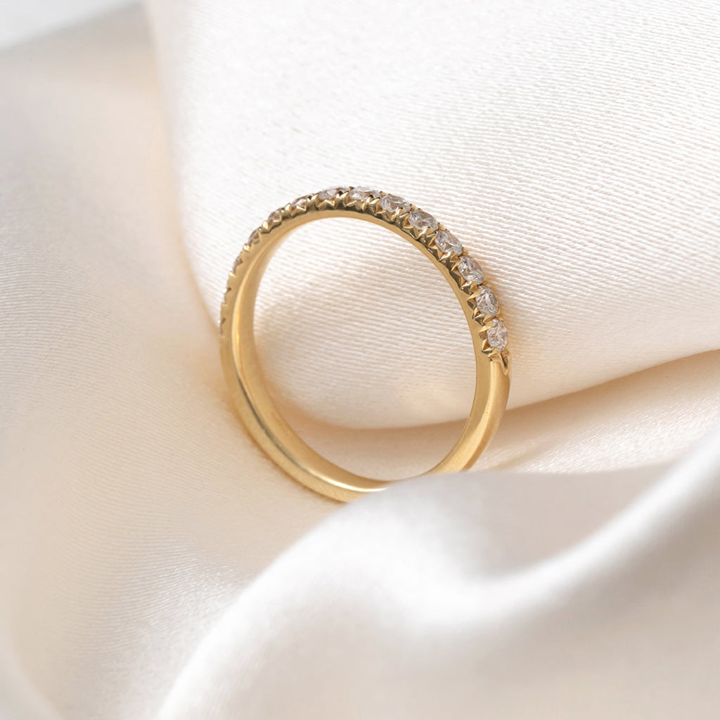 Fishtail 0.50ct | Lab Grown Diamond Eternity Ring in 18ct