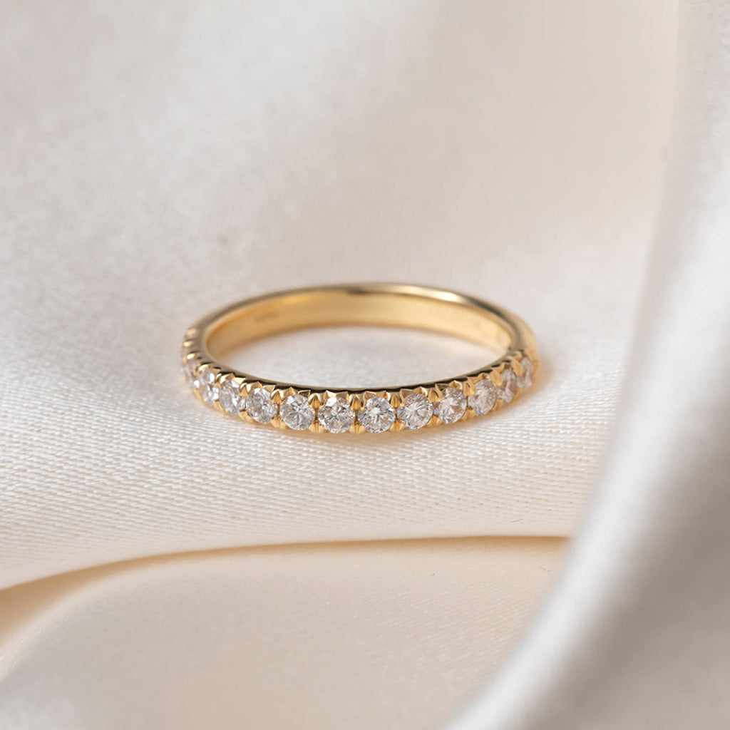 Fishtail 0.50ct | Lab Grown Diamond Eternity Ring in 18ct