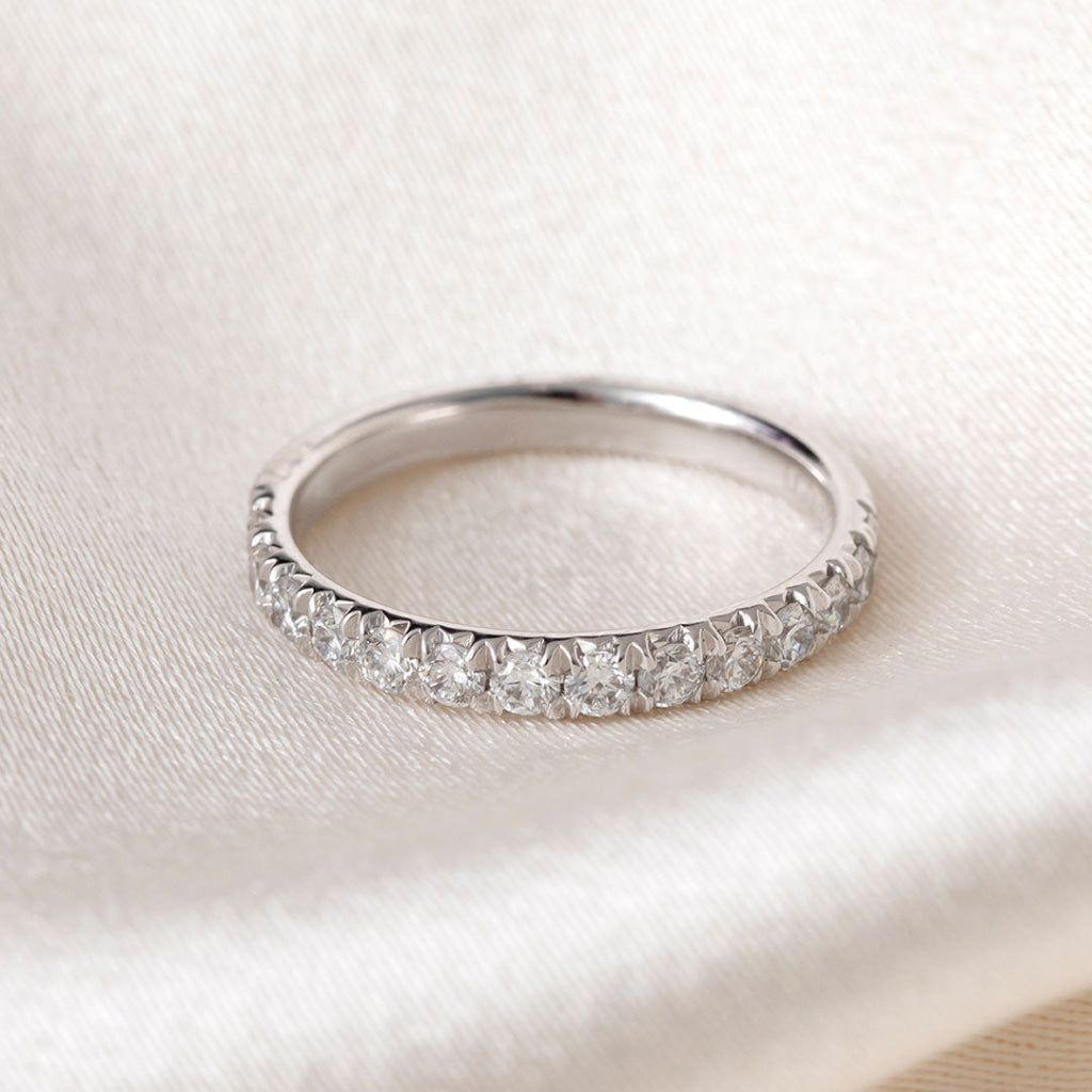 Fishtail 0.50ct | Lab Grown Diamond Eternity Ring in 18ct