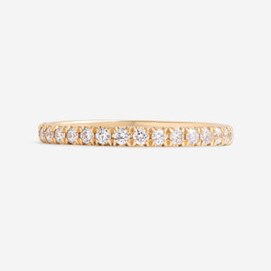 Fishtail - 1.8mm | Diamond Wedding Ring in 18ct Gold