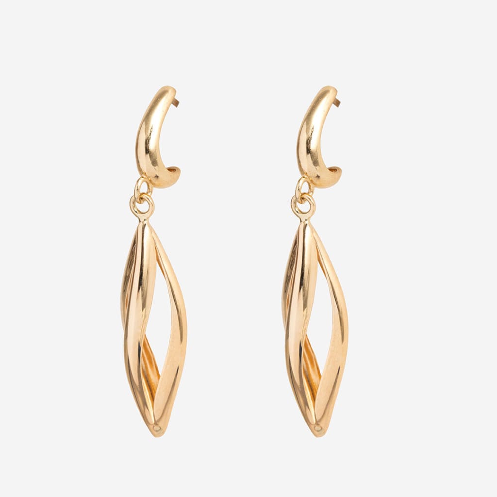 Flames drop earrings | 9ct Gold - Earrings