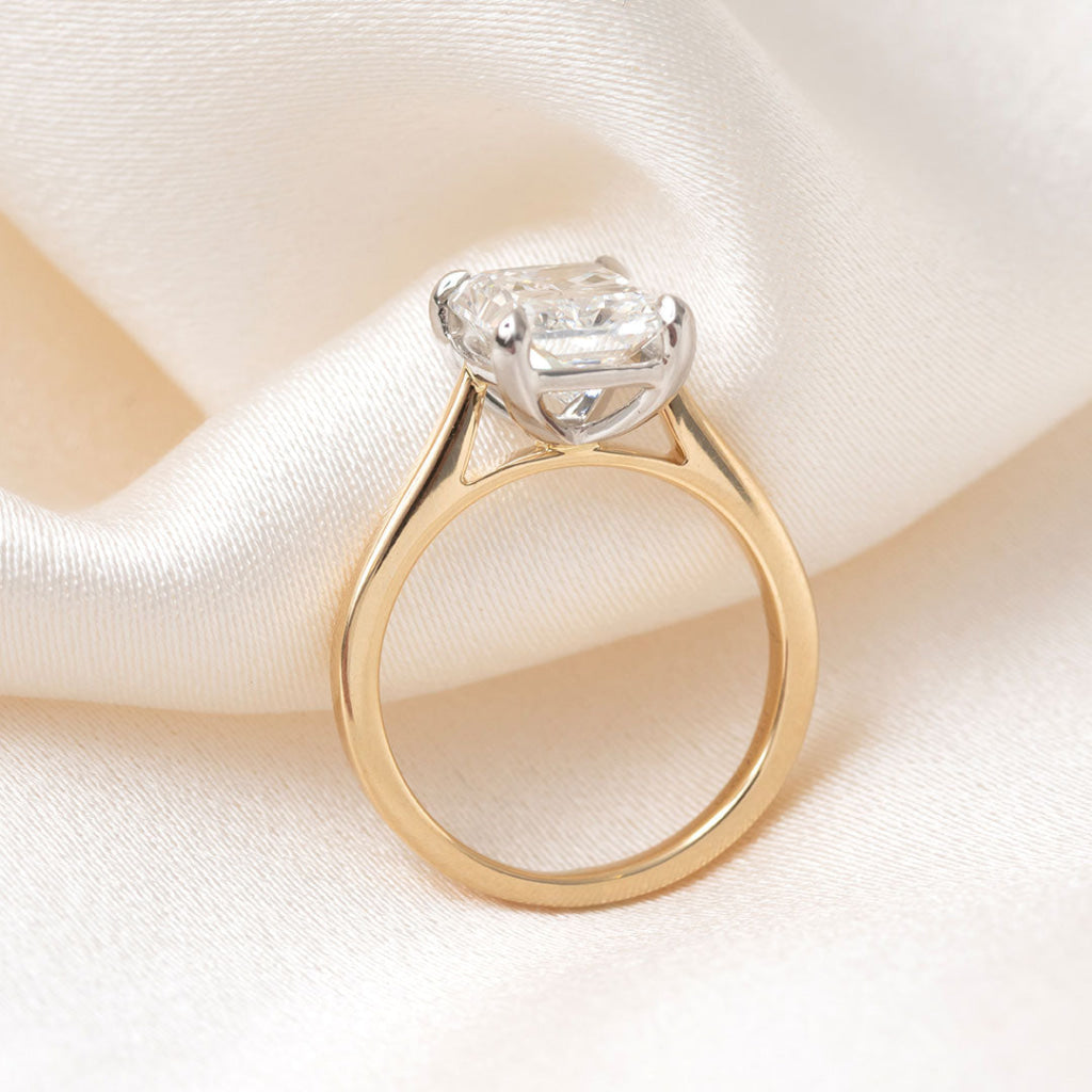 FONTAINE 3ct | Radiant Lab Grown Diamond Engagement Ring