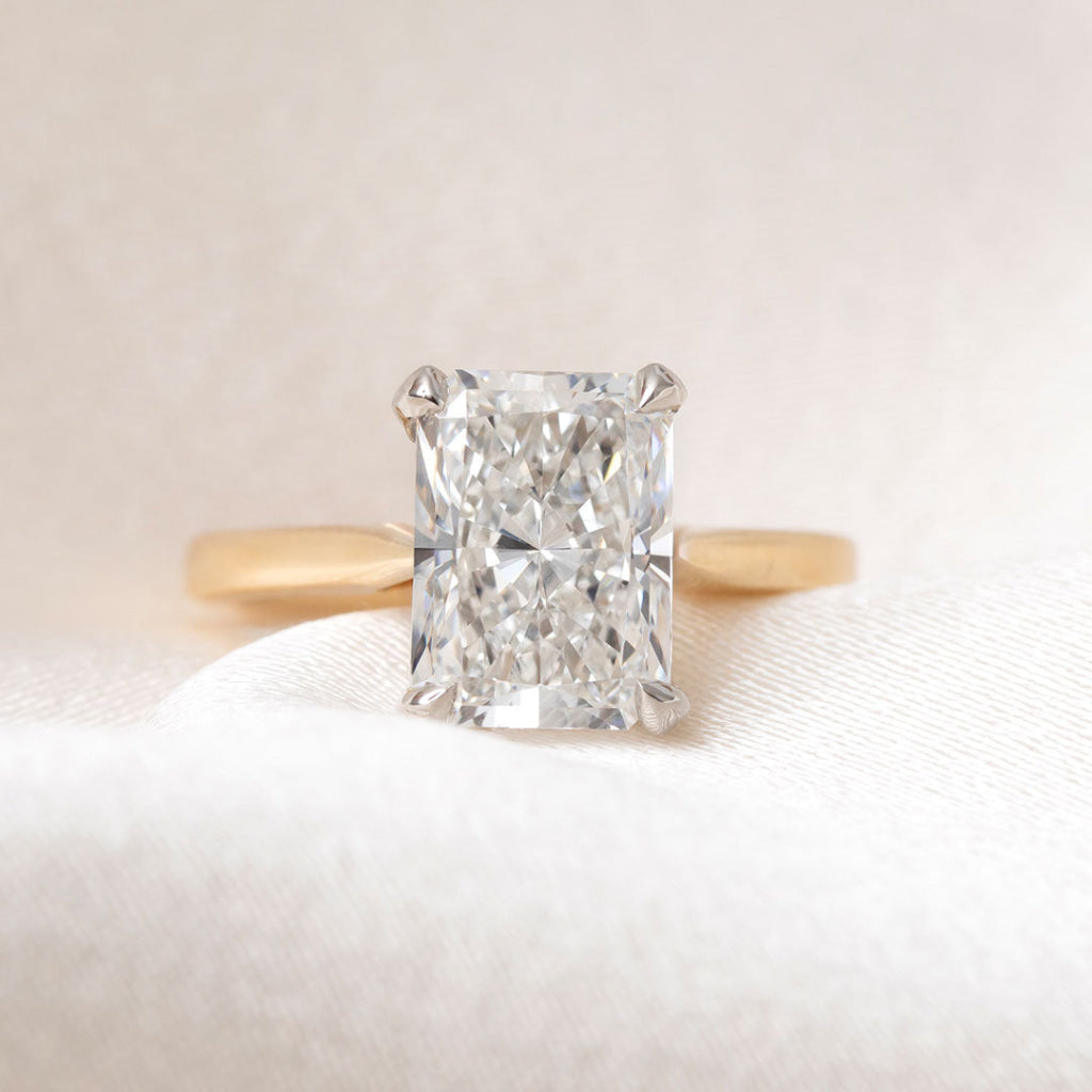 FONTAINE 3ct | Radiant Lab Grown Diamond Engagement Ring