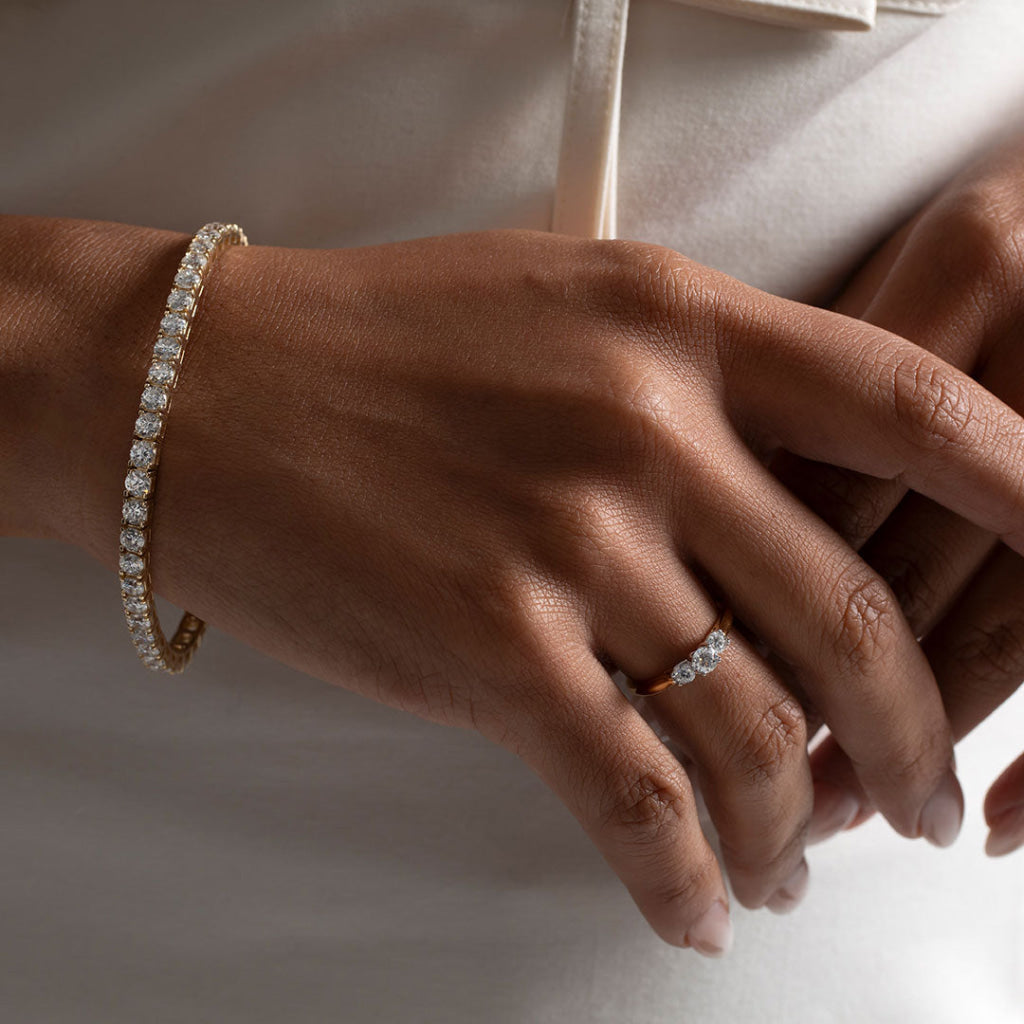 FORTUNE - 10ct | Lab Grown Diamond Tennis Bracelet in 10ct