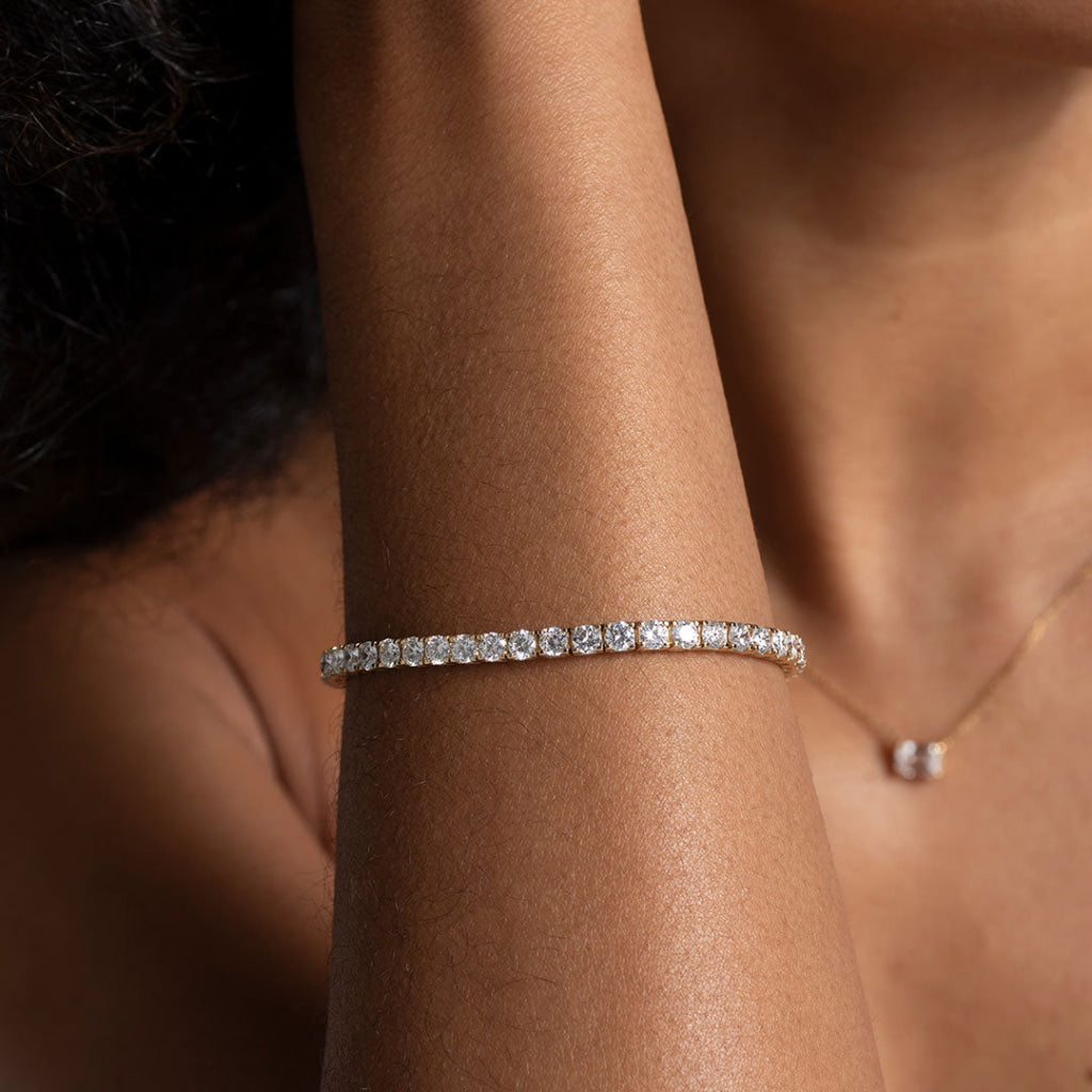 FORTUNE - 10ct | Lab Grown Diamond Tennis Bracelet in 10ct Gold