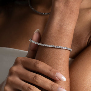 FORTUNE - 10ct | Lab Grown Diamond Tennis Bracelet in Platinum