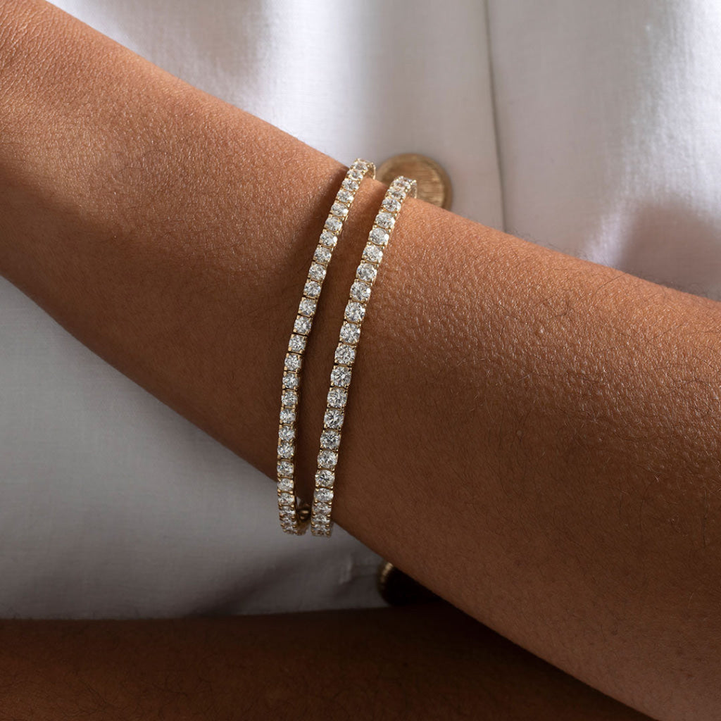 FORTUNE - 7ct | Lab Grown Diamond Tennis Bracelet in 10ct Gold