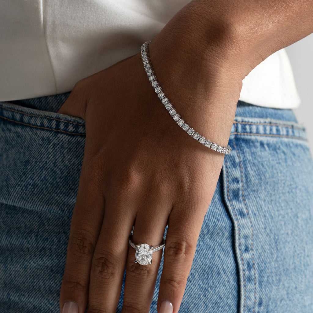 FORTUNE - 7ct | Lab Grown Diamond Tennis Bracelet