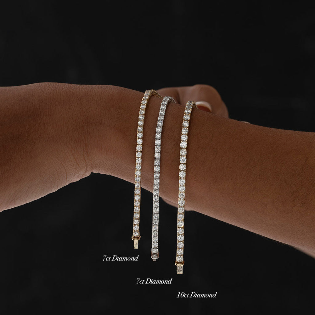 FORTUNE - 7ct | Lab Grown Diamond Tennis Bracelet