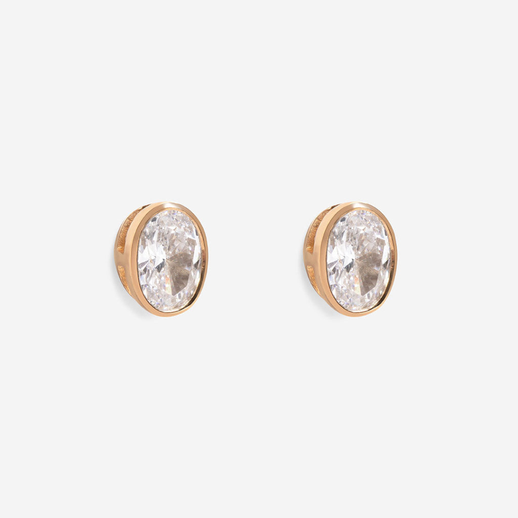 Framed Earrings | 9ct Gold - Earrings