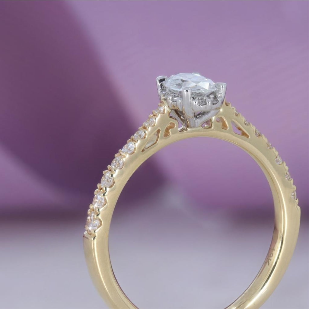 FRANKLIN - 18ct Gold | Diamond Engagement Ring - Rings