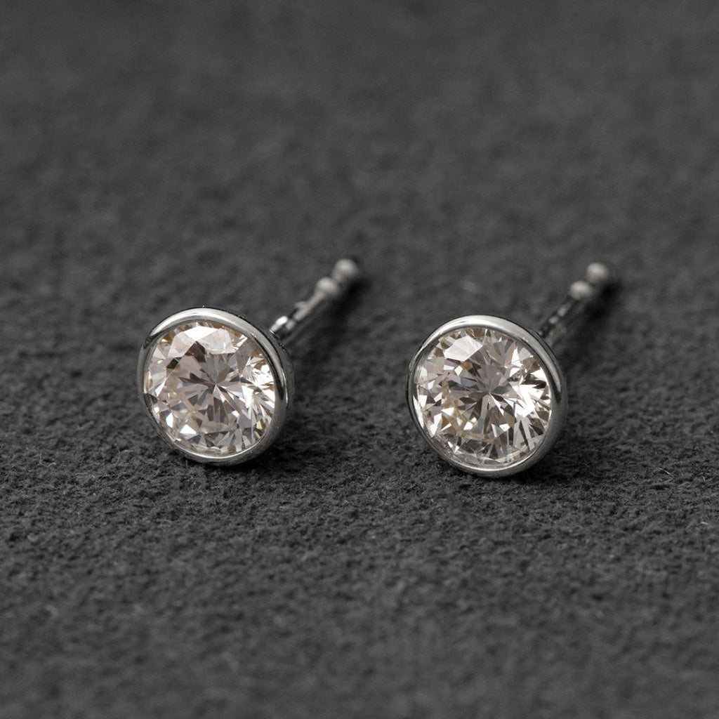 FREDA - 0.50ct | Lab Grown Diamond Earrings in 9ct White