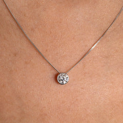 FREDA 0.50ct | Round Cut Lab Grown Diamond Necklace in 9ct