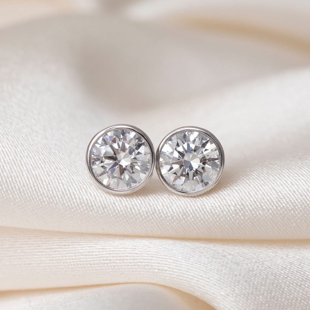 FREDA - 1.50ct | Lab Grown Diamond Earrings in 9ct White Gold
