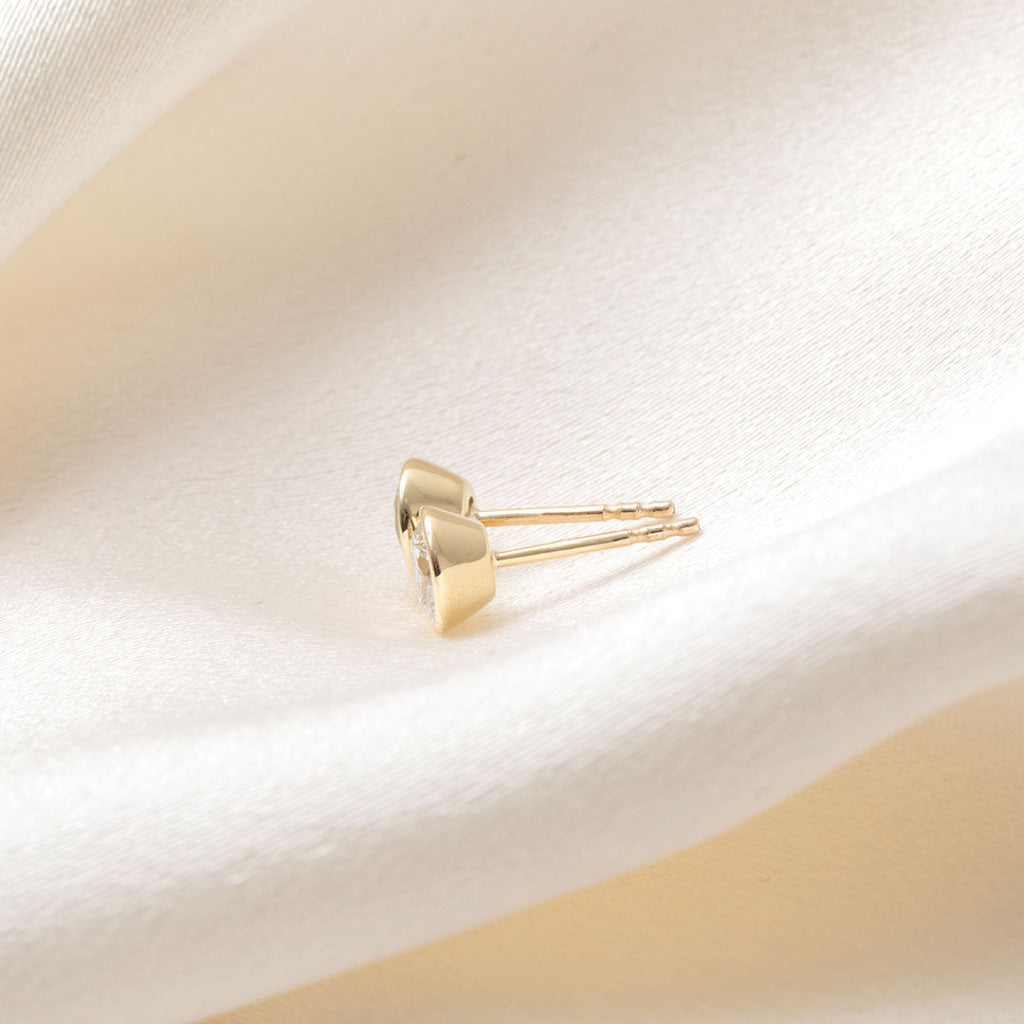 Freda 1.00ct Rubover Lab Grown Diamond Earrings | 9ct Gold