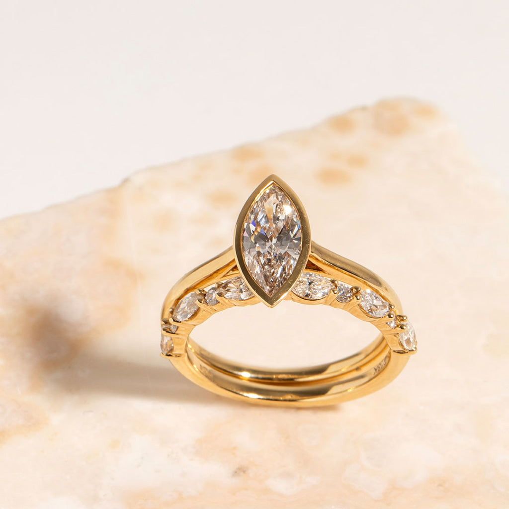 FREDA MARQUISE | Diamond Engagement Ring Lab Grown - Rings