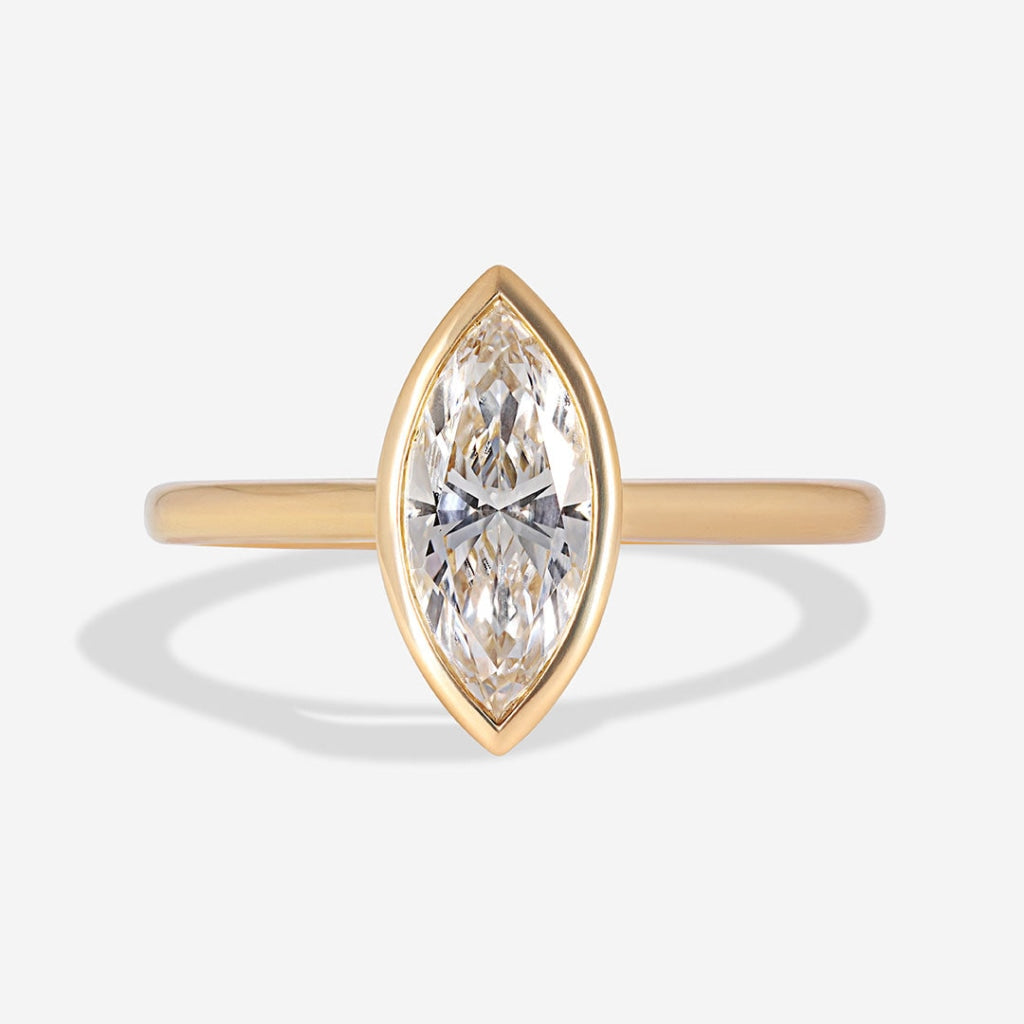 Marquise Lab Grown Engagement Ring