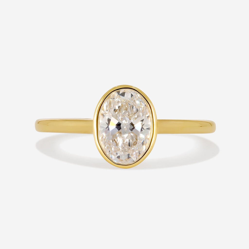 FREDA Oval | Diamond Engagement Ring Lab Grown