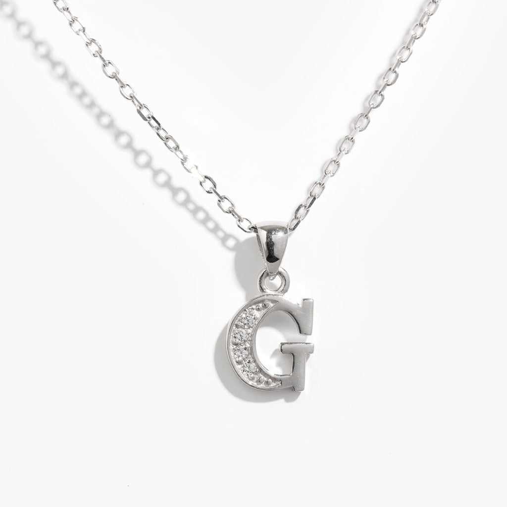 'G' Necklace | Sterling Silver