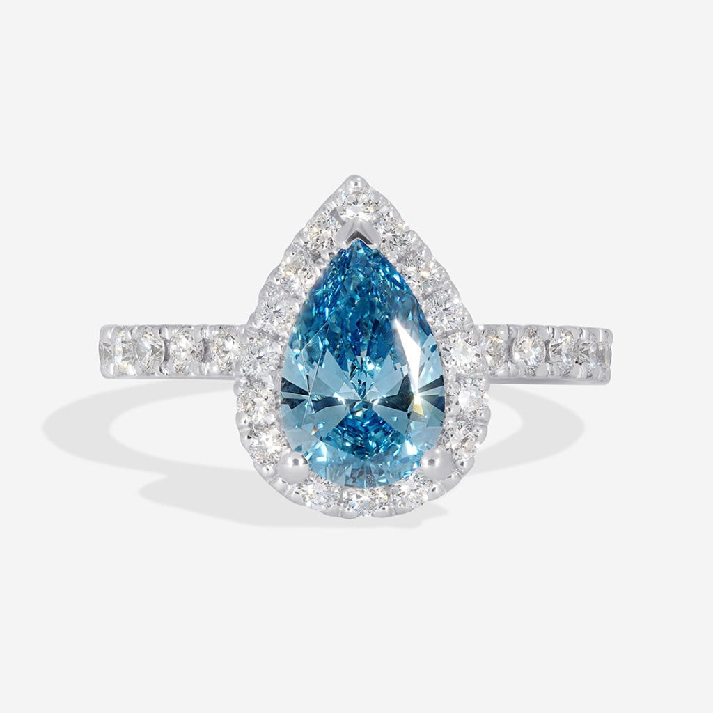 Galactic | Lab Grown Blue Diamond Engagement Ring New