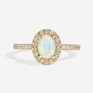 GALAXY | Opal & Diamond Ring in 18ct Gold