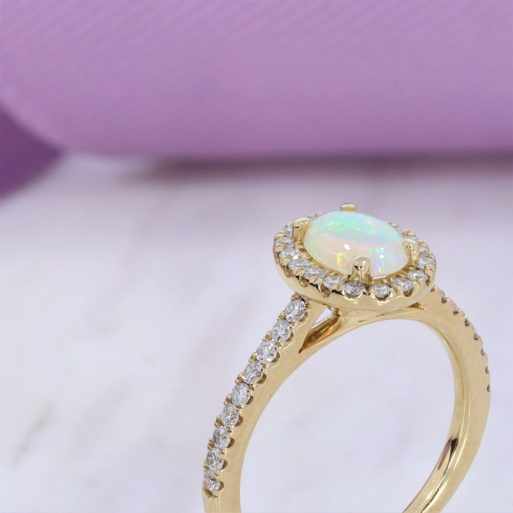 GALAXY | Opal & Diamond Ring - Rings